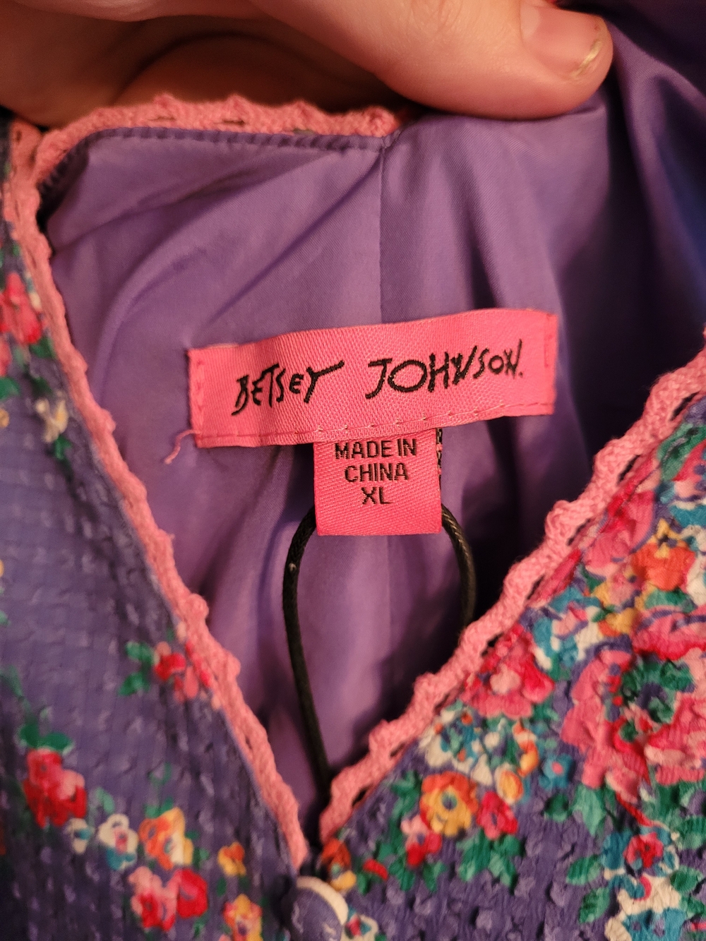 Betsey Johnson NWT XL Floral Dress